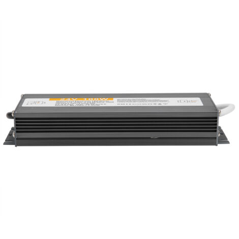 Alimentation étanche LED 100W AC110-250V vers DC24V, transformateur mince pour bande LED
