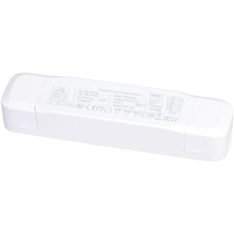 Alimentation Europole dali push - 24 volts dc - 45w - ip20 Europole 45813