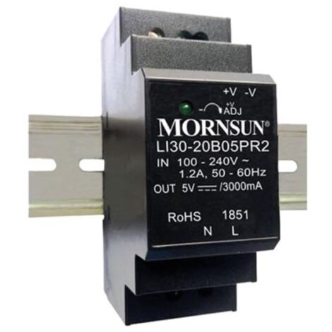 Alimentation industrielle sur rail din - sortie unique - 30 w - 24 v - 15 a
