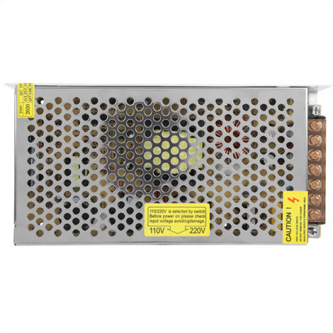 Alimentation LED 100W-500W, Transformateur 12V 12.5A 150W pour Éclairage DC, 110V/220V AC