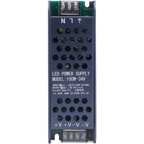 Alimentation LED 100W PWM, Driver pour Lampe, Coque Métallique, Protections Multiples, AC175‑250V, Sortie 24V 4.1A