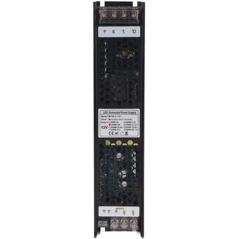 Alimentation LED 12V DC 120W 10A Dimmable pour Ruban Lumineux - Transformateur Éclairage
