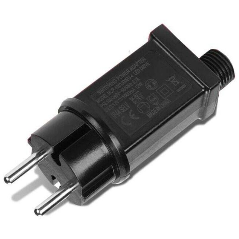 Alimentation LED 12V, transformateur LED IP44 Pilote d'adaptateur LED Basse Tension pour Christmas Light, String Light