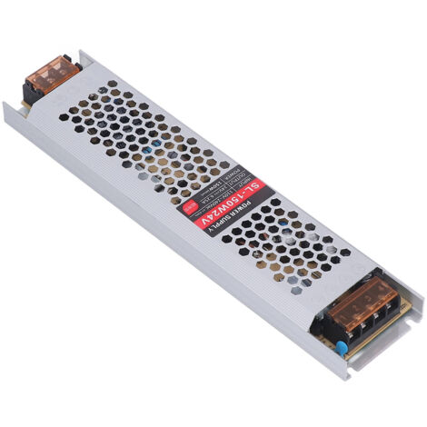 Alimentation LED 150W 24V 6.25A Ultra Mince 110‑240VAC Convertisseur pour Éclairage