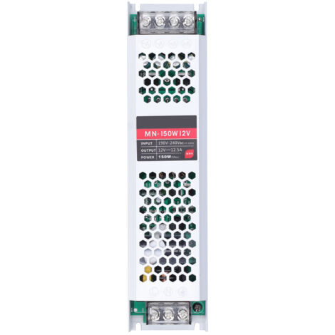 Alimentation LED 150W IP68 Etanche Transformateur DC 12V pour Éclairage Extérieur