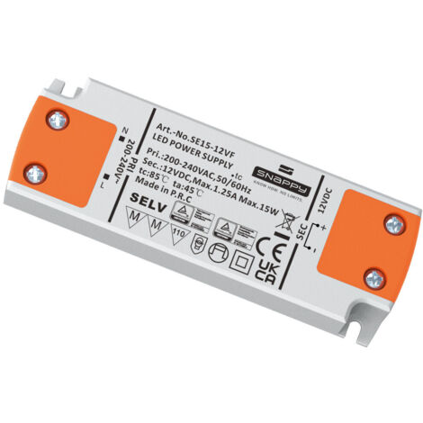 Alimentation LED 24V DC 15W IP20 ARIC 52067