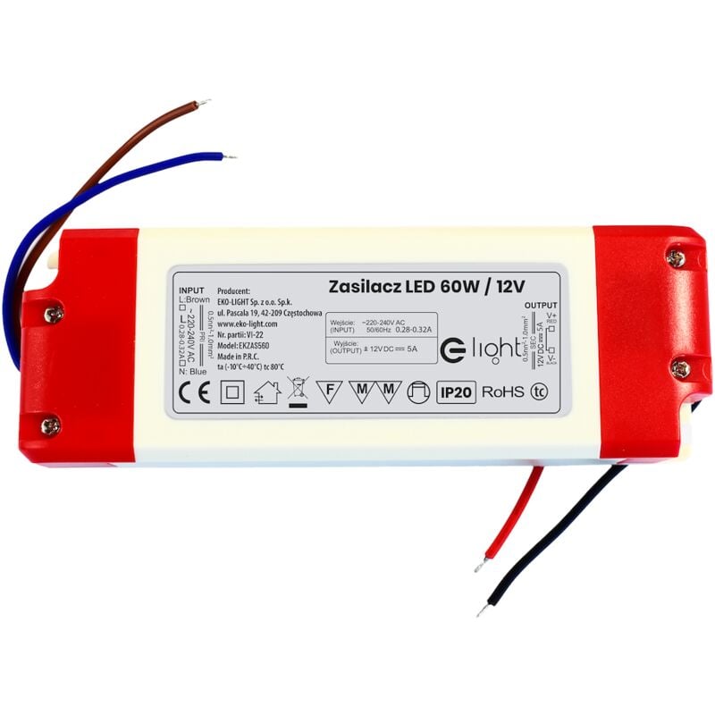 Alimentation Led 60w Ip20