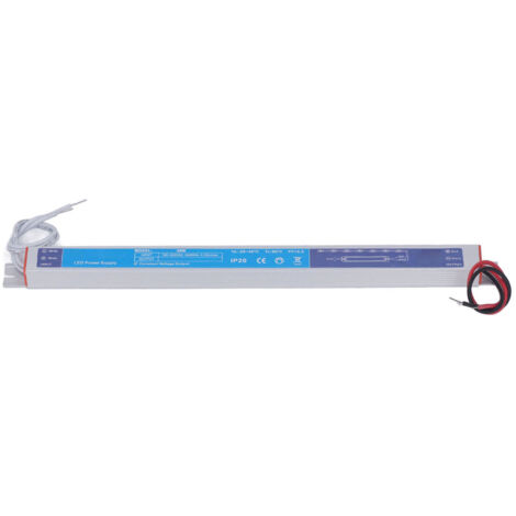 Alimentation LED à découpage 30W 24V 1.25A pour bande lumineuse, transformateur avec protection IP20, entrée 180-250VAC.