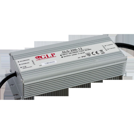 Alimentation LED DC12V 200W étanche IP67 GLP