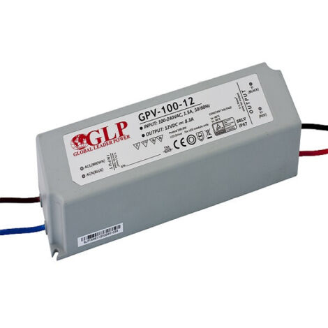 Alimentation LED DC36V 100W 2,8A Étanche IP67 GLP