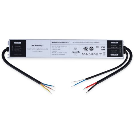 Alimentation LED dimmable DALI DT6 - 12V - 10A - 120W