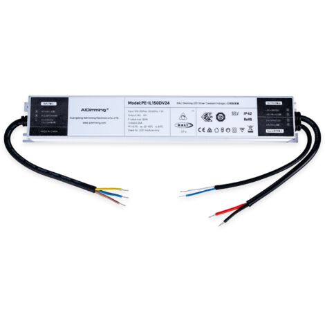 Alimentation LED dimmable DALI DT6 - 24V DC - 6,25A - 150W