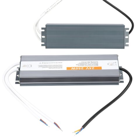 Alimentation LED étanche 250W 24V DC pour projecteurs extérieurs, éclairage jardin