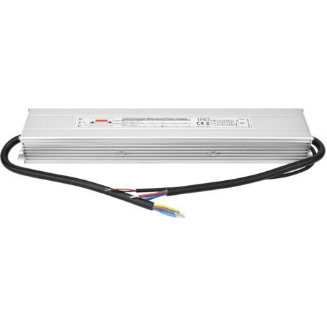 Alimentation LED étanche IP67 200W 24V, régulation AC large 170-260V, pour éclairage jardin et intérieur