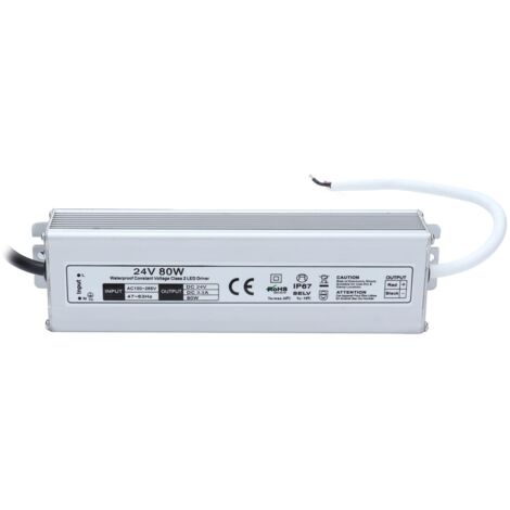 Alimentation LED étanche IP67 haute performance, entrée large tension AC 90‑265V, durable et sécurisée