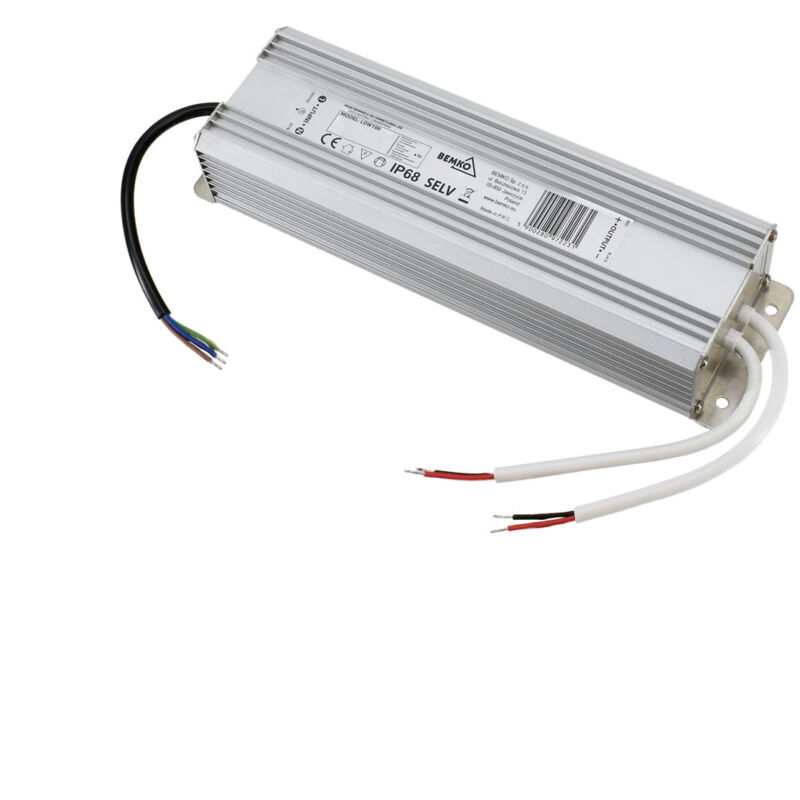 Alimentation led étanche IP68 - 24V 100W - Transformateur hermétique dc - Dimensions compactes