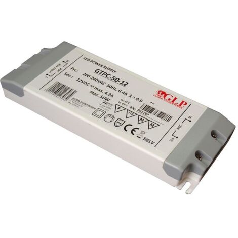 Alimentation LED extra plate 50W 12V - GLP