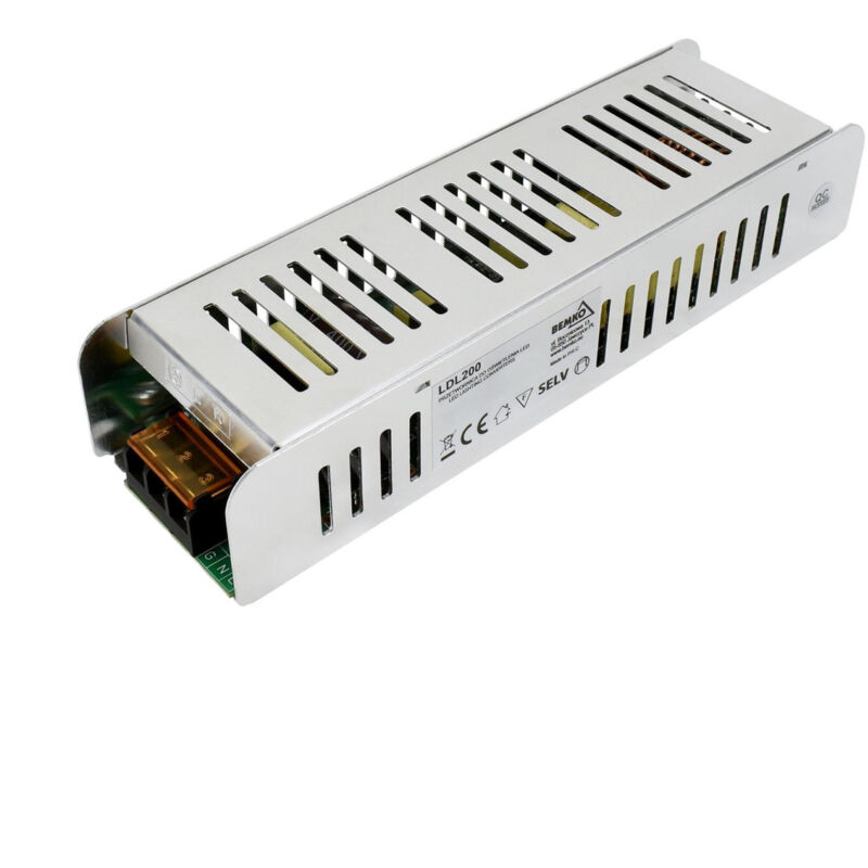 Bemko - Alimentation led Power Supply dc 24V 200W - Transformateur Compact IP20 - Haute Performance