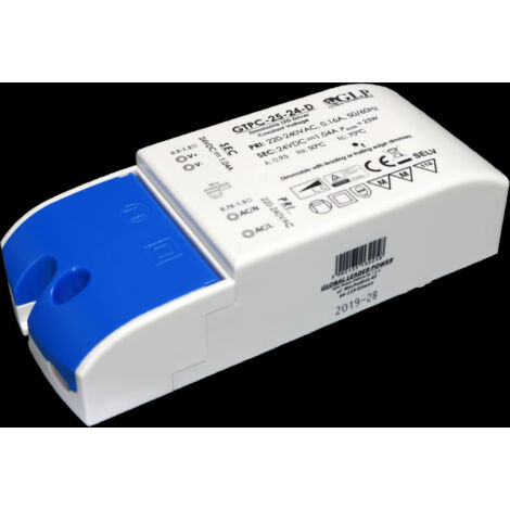 Alimentation LED Triac 25W 24V dimmable à tension constante