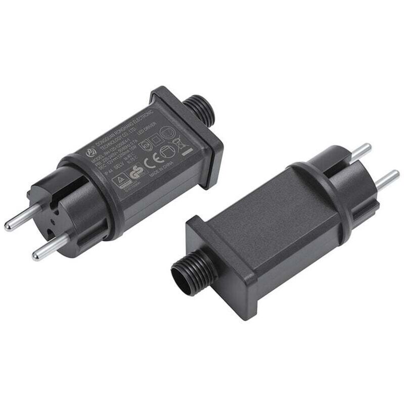 Alimentation led Ulisem 12 v, transformateur led IP44, adaptateur led basse tension pour guirlandes lumineuses de Noël (1 paquet)