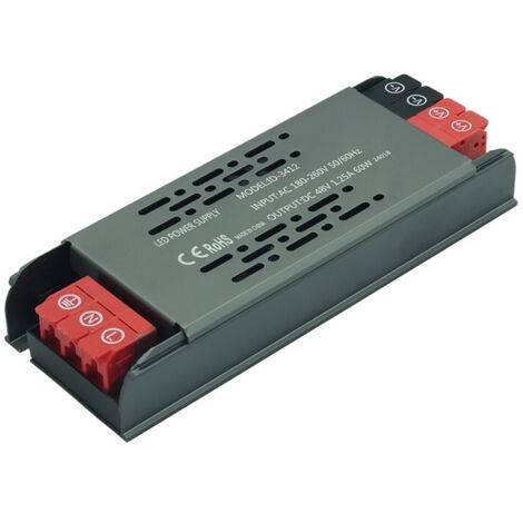 Alimentation LED Ultra Slim Pro 48V 60W 1,25A IP20