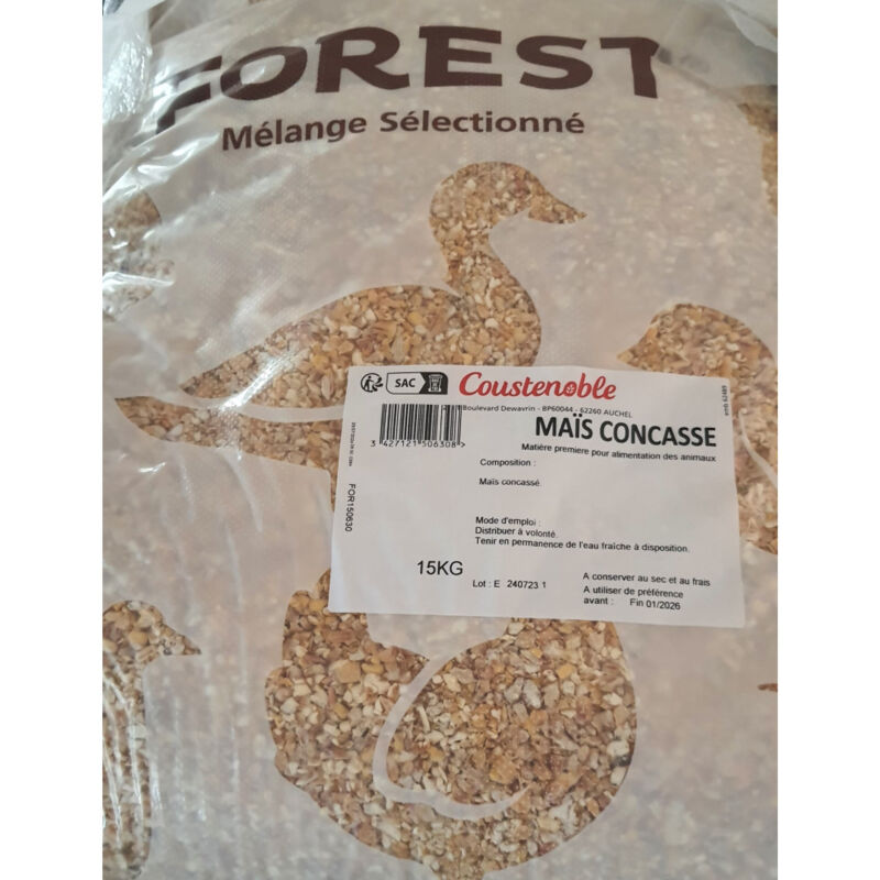 Sans Marque - Alimentation Maïs concassé 15 kg basse cour - Coustenoble