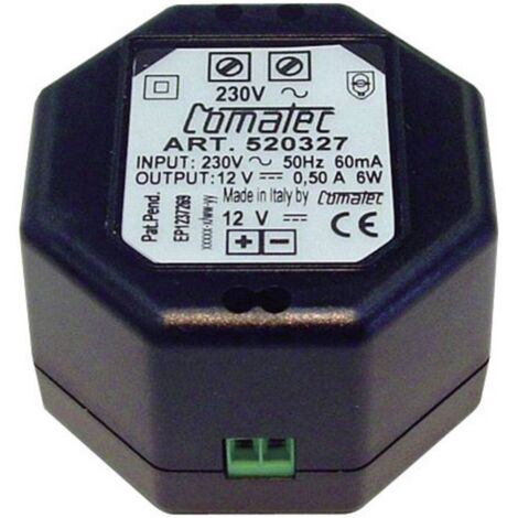 ALIMENTATION MINIATURE POUR BOÎTES DE DÉRIVATION COMATEC OT/0050.24/E 24 V/DC 12 W 1 PC(S)