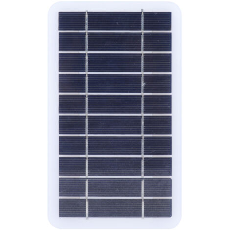 Alimentation mobile de chargeur de batterie solaire extérieure de panneau solaire de silicium polycristallin de 2W 5V pour charger le téléphone portable