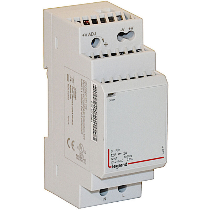 Legrand - alimentation à découpage - modulaire - 12v - 24w 146711