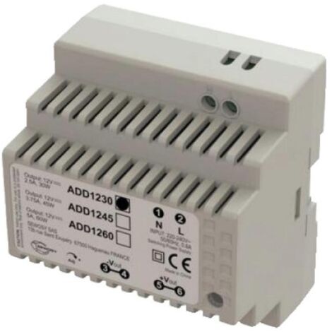 Alimentation non secourue 12 VCC 5 modules - IZYX SYSTEMS