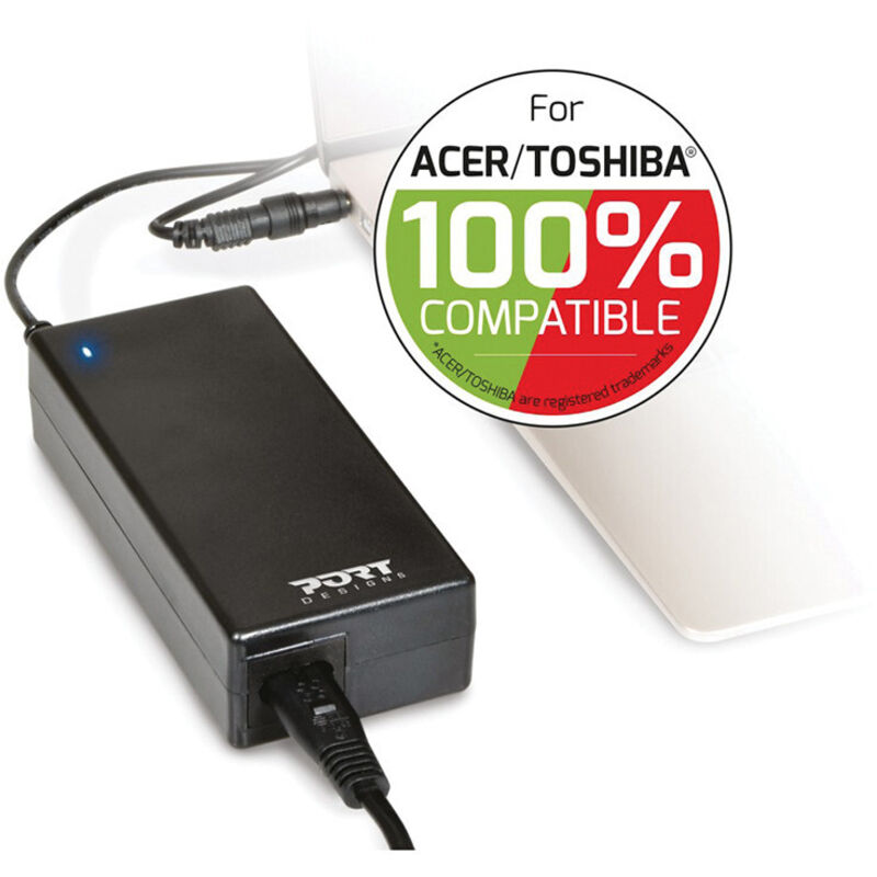 Port Designs - Alimentation pc acer/toshiba 90 w avec 3 embouts 900007-ACTO