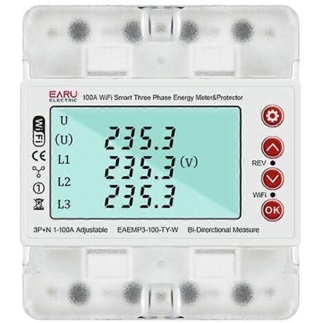 Alimentation photo intelligente bidirectionnelle triphasée 380 V 100 A Tuya WiFi PowerPhoto Couleur