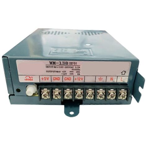 Alimentation pour borne d'arcade 5V 12V AC/110V-240V