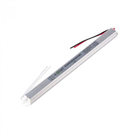 Alimentation pour meuble SLIM 48W 12V 3A IP20 260x18x17 Ecolight EC79775