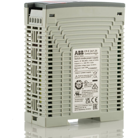 Alimentation pour rail DIN ABB, série CP-E, 24V c.c. 1.25A, 85 264V c.a., 30W ( Prix pour 1 )