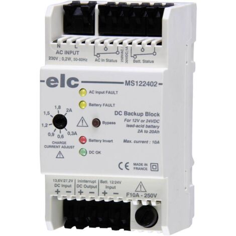 Alimentation pour rail DIN ELC 10A ( Prix pour 1 )