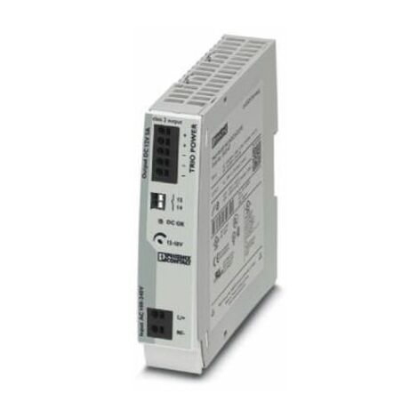 Alimentation pour rail DIN Phoenix Contact, série TRIO-PS-2G/1AC/12DC/5/C2LPS, 12V c.c.out 5A, 60W ( Prix pour Boîte de 1 )
