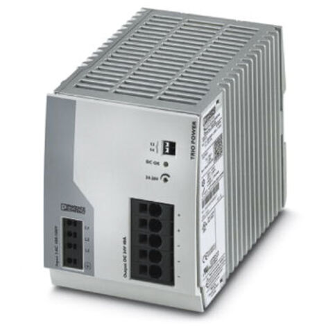 Alimentation pour rail DIN Phoenix Contact, série TRIO-PS-2G/3AC/24DC/40, 24V c.c.out 40A, 960W ( Prix pour Boîte de 1 )