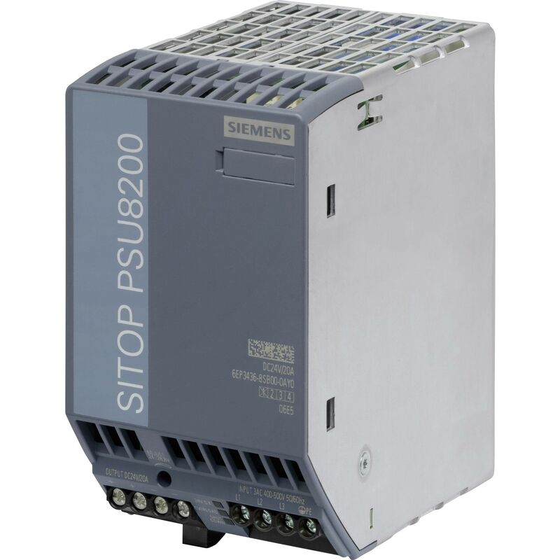 Siemens - Alimentation Rail Din Sitop Psu8200 24 V/20 A 28.8 V/Dc 20 A 480 W 1 X S92749