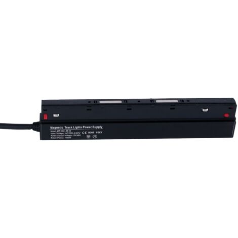 Alimentation pour rail magnétique 48V 100W - Noir
