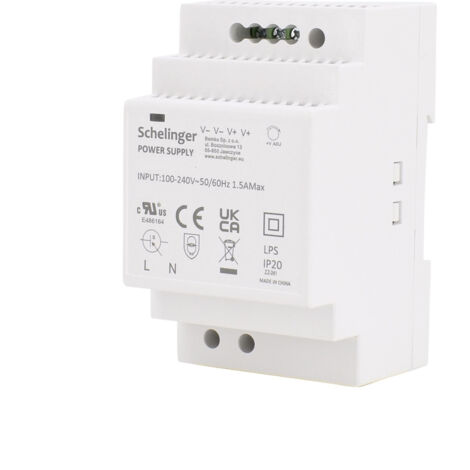 Alimentation Rail DIN 24V 60W - Compact et Puissant - IP20 - Classe II