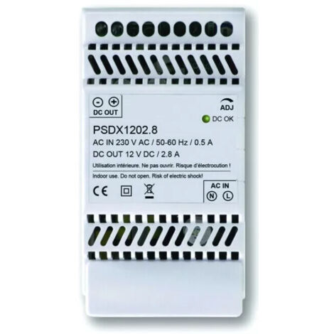 ALIMENTATION RAIL DIN 24VCC/2,5A 3M 3 MODULES