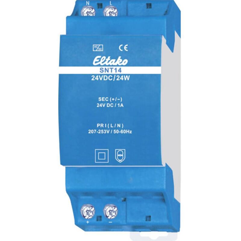 SNT14-24V/24W Alimentation rail din 1 a 24 w Nbr. de sorties:1 x Contenu 1 pc(s) - Eltako
