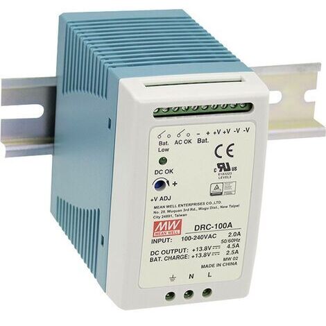 Alimentation rail DIN Mean Well DRC-100A 4.5 A 96 W 2 x Y498611