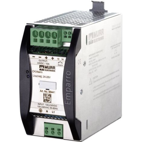 Alimentation rail DIN Murrelektronik Emparro 10-100-240/24 28 V/DC 10 A 240 W 1 x