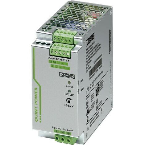 Alimentation rail DIN Phoenix Contact QUINT-PS/1AC/48DC/5 56 V/DC 5 A 240 W 1 x S95616