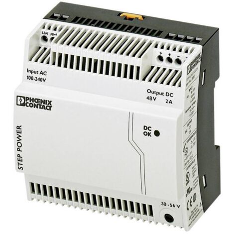 Alimentation rail DIN Phoenix Contact STEP-PS/1AC/48DC/2 2868680 48 V/DC 2 A 96 W 1 x 1 pc(s)