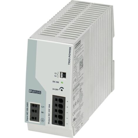 Alimentation rail DIN Phoenix Contact TRIO-PS-2G/1AC/24DC/20 20 A 480 W Y890051