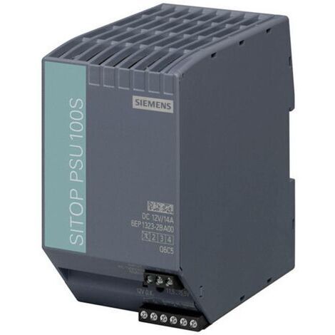 Alimentation rail DIN Siemens SITOP PSU100S 12 V/14 A 12 V/DC 14 A 120 W 1 x