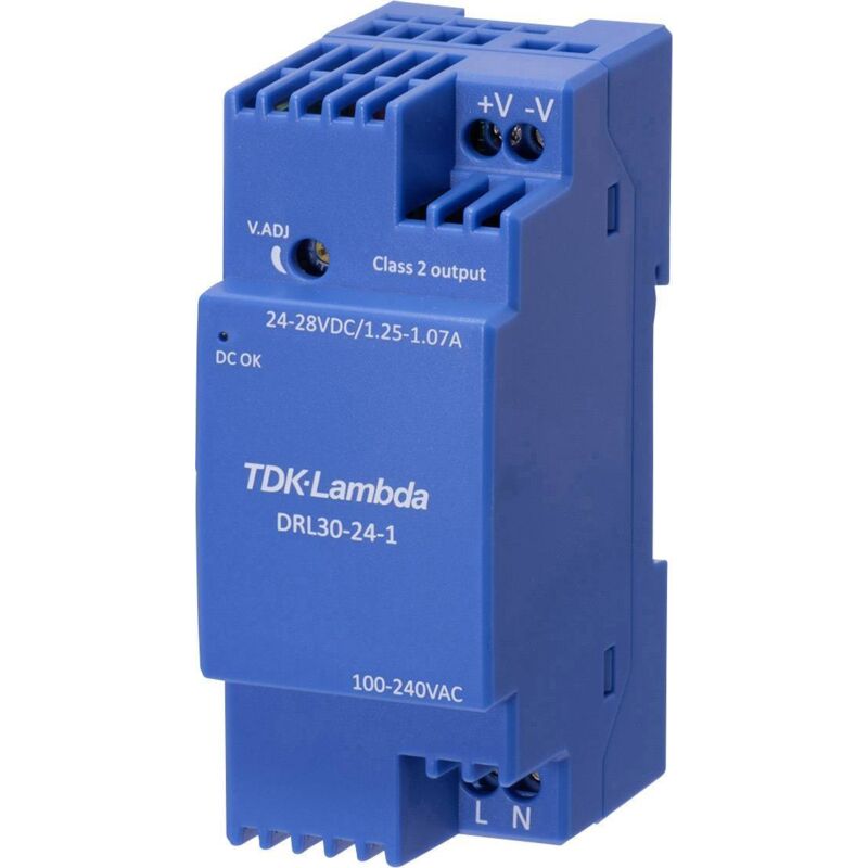 Tdk-lambda - DRL30-12-1 Alimentation rail din 12 v 2.1 a 25.2 w Contenu 1 pc(s) C637811